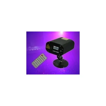 Laser Červeno-modrý laser 200 mW, s dálkovým ovladačem