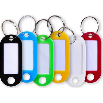 Stojan na vizitku Jmenovky na klíče mix barev