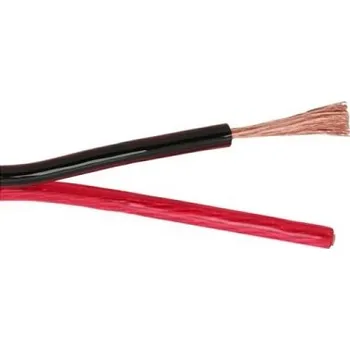 LED páska T-LED Napájecí vodiče dvojlinka 2x0,5mm červeno-černý