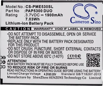 Baterie pro mobilní telefon Cameron Sino CS-PME530SL