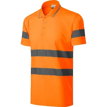 pracovní tričko MALFINI Polokošile HV RUNWAY, různé barvy Velikost M oranžová
