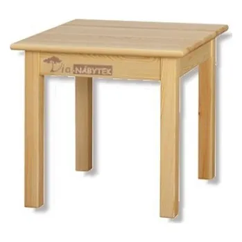 Jídelní stůl Via-nábytek Jídelní stůl SL čtverec Rozměr: 60 x 60 cm, Povrchová úprava: Borovice (bez laku)