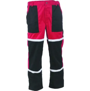 montérky CERVA GROUP DOPRODEJ! Kalhoty TAYRA CERVA pas, 54,56,58,62 Velikost 62 červená/černá