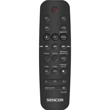 Dálkový ovladač Sencor SMC4300BR,SMC 4300B náhradní dálkový ovladač se stejnými funkcemi