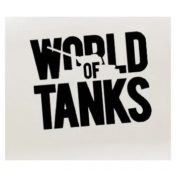 samolepka Samolepka (na auto, notebook) World of Tanks - černá (7)