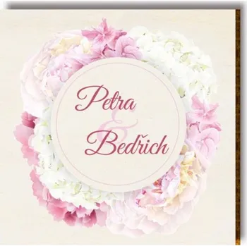 Svatební dekorace Svatební magnet s růžemi