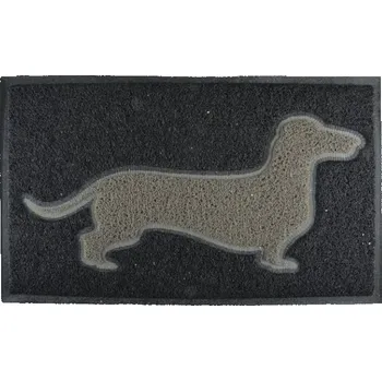 Rohožka Rohožka před dveře s jezevčíkem černá