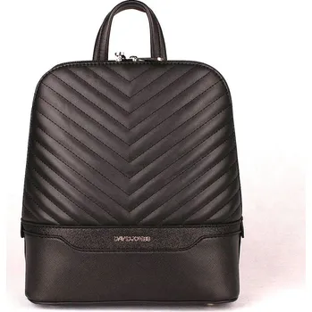 Městský batoh Městský černý batoh David Jones 6220-2 s obsahem cca. 6l