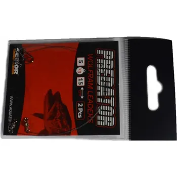 Wolframové lanko Sellior Predator 30cm / 12kg / 2ks