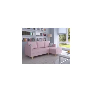 Pohovka FALCO Rohová pohovka Menol UNI starorůžová