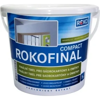 Průmyslové lepidlo Rokospol Dokončovací tmel Roko Rokofinal Compact Hmotnost: 5 kg