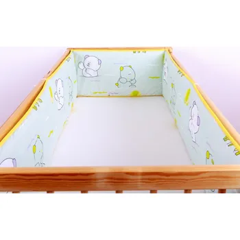 JAN peří Mantinel do postýlky/méďa modrý ve vodě - Mantinel - 120x60x120 cm /méďa modrý ve vodě