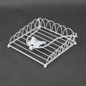 Držák na ubrousky s motýlem 18x18x4 cm