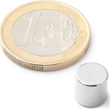 Dekorativní magnet Neodymový magnet kotouč Ø&nbsp;8&nbsp;mm, v.&nbsp;8&nbsp;mm, síla 2,5&nbsp;kg