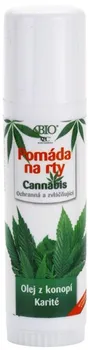 Péče o rty Bione Cosmetics Cannabis pomáda na rty s karité 17 ml
