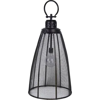 Lucerna Kovová lucerna s žárovkou 59cm