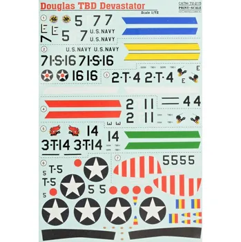 Plastikový model Print Scale 1/72 Douglas TBD-1 Devastator (wet decals)