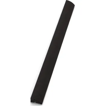 Hnědý plastový nájezd "samice" pro terasovou dlažbu Linea Woodenlike - 58 x 4,5 x 2,5 cm