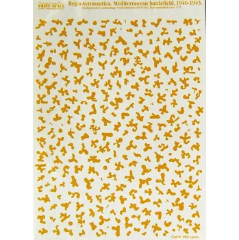 Plastikový model Print Scale 1/72 Regia Aer., Medit.battlefield 1940-43 (CAMO)