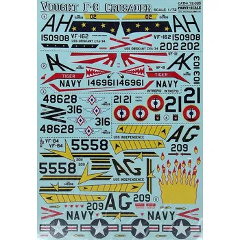 Plastikový model Print Scale 1/72 Vought F-8 Crusader (wet decals)