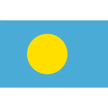 Vlajka Palau vlaječka - 11 x 16 cm - nasunutí, zavěšení