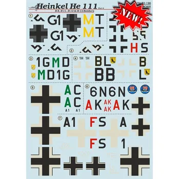 Plastikový model Print Scale 1/72 Heinkel He 111 - Part 4 (wet decals)