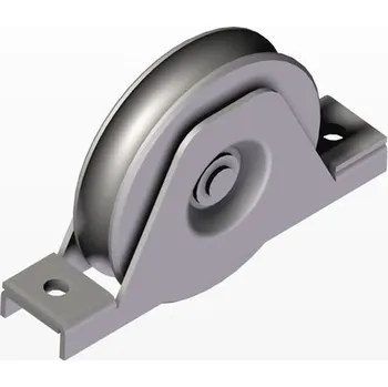 Pojezdové kolečko Pojezdová kladka kolečkové brány s držákem typ U, kolečko průměr 100m