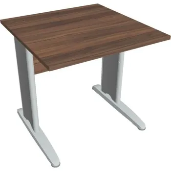 Kancelářský vozík HOBIS kancelářský stůl pracovní rovný - CS 800, ořech + doprava zdarma