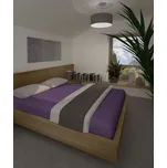 Prostěradlo Froté s gumičkou 180x200cm - 43 fialová