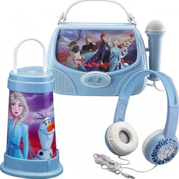 Výuková hračka Carrera Set Frozen II sluchátka, svítilna, karaoke box