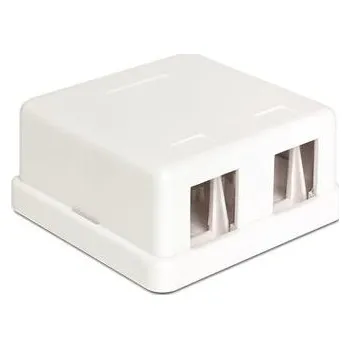 Úložný box Delock Keystone Box 2-portový, nástěný