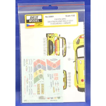Plastikový model Reji model 1/32 Ford Fiesta WRC (Deutschland Rally 2011)