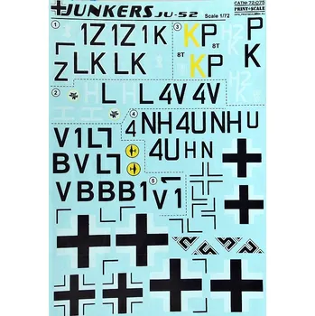 Plastikový model Print Scale 1/72 Junkers Ju-52 (wet decals)