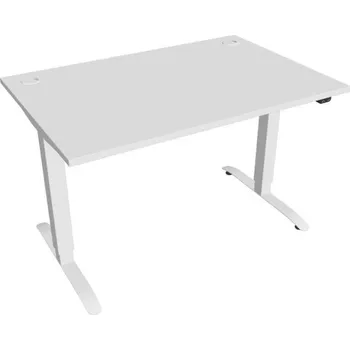 Kancelářský vozík HOBIS výškově stavitelný stůl MOTION MS 2 1200, stand.ovládání, bílá + doprava zdarma