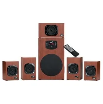 Audio GENIUS repro SW-HF 5.1 4600 Ver. II/ 5.1/ 120W/ Dřevěné/ Dálkový ovladač