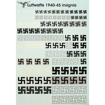 Plastikový model Print Scale Luftwaffe Insignia 1940-45 (1/48 and 1/72)