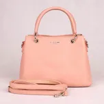 Malá tříoddílová růžová kabelka do ruky David Jones CM5682