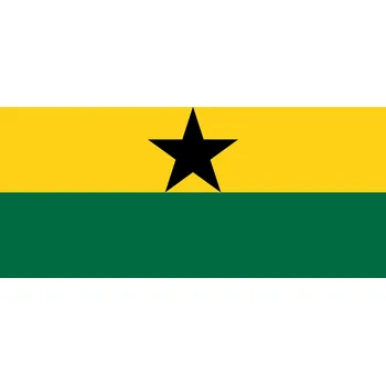 Vlajka Ghana vlajka - 30 x 45 cm - tunel, karabina