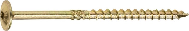 Konstrukční tesařský vrut 8x200 TORX T40 Zn TH talířová hlava (50 ks/bal)