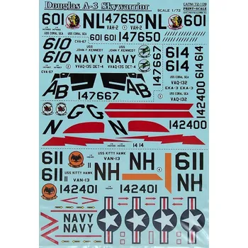 Plastikový model Print Scale 1/72 Douglas A-3 Skywarrior (wet decals)