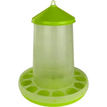 Krmítko pro ptáka MenaVET Krmný automat pro drůbež plastový 16 kg, zelený
