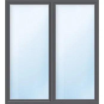 Vchodové dveře Balkónové dveře plastové dvoukřídlé ARON Basic bílé/antracit 1200 x 2050 mm