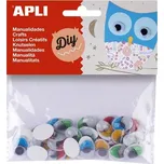 Apli Oči samolepicí oválné barevné s…