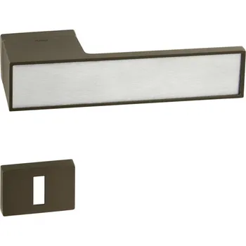 Dveřní kování Obdelníková klika TUPAI kování TI - BIG Vario - RT 3084RT zamak Provedení: kl./kl. na rozetách, Povrch: T - Titan (141) 8584138190175