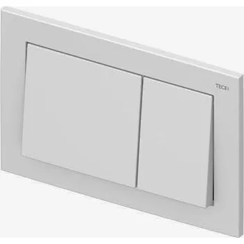 Splachovací tlačítko TECE BASE ovládací tlačítko 214x145mm, pro WC, dvoumnožstevní splachování, bílá 9240700