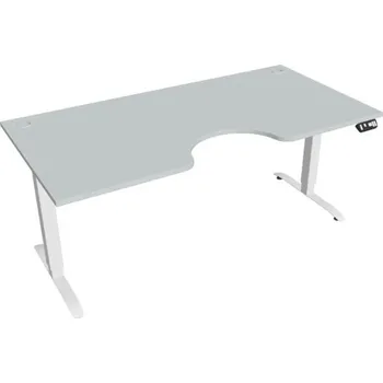 Kancelářský vozík HOBIS ergo elektr.stavitelný stůl 180 cm, paměť. ovlad. - MSE 2M 1800, šedá + doprava zdarma