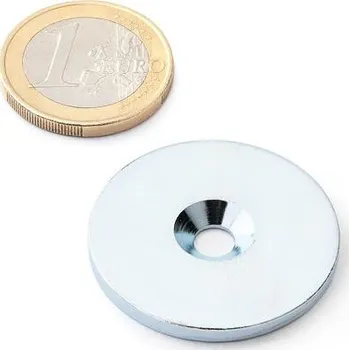 Dekorativní magnet SB-34 - Ocelový kotouč Ø34x3mm M5