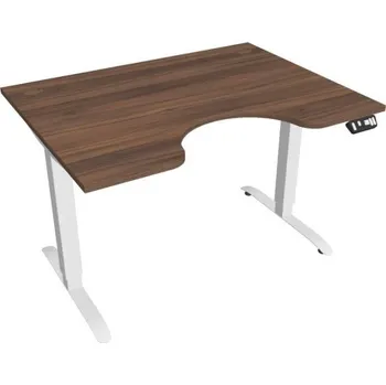 Kancelářský vozík HOBIS ergo elektr.stavitelný stůl 120 cm, paměť. ovlad. - MSE 2M 1200, ořech + doprava zdarma