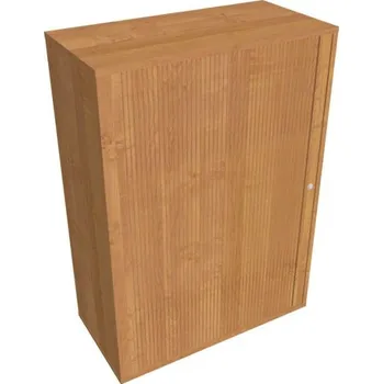 Kancelářský vozík HOBIS skříň policová, roleta levá - DZ 3 80 07 L, olše + doprava zdarma