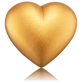 Přívěsek Rolnička do Andělského zvonku ENGELSRUFER Srdce zlatá ERS-09-HEART-L